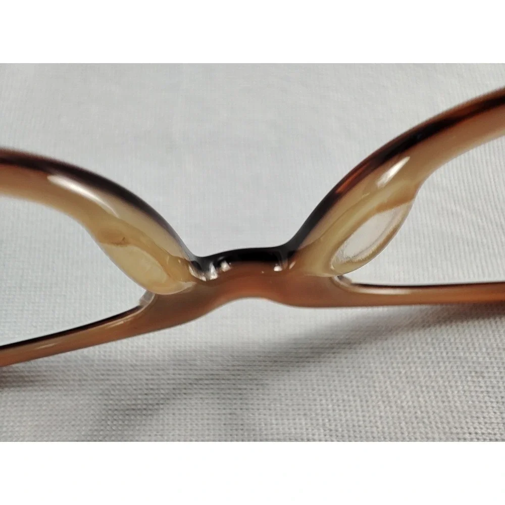 Barton Perreira Judy JRC Amber‎ Tortoise Eyeglass Frames Japan 49-17-140